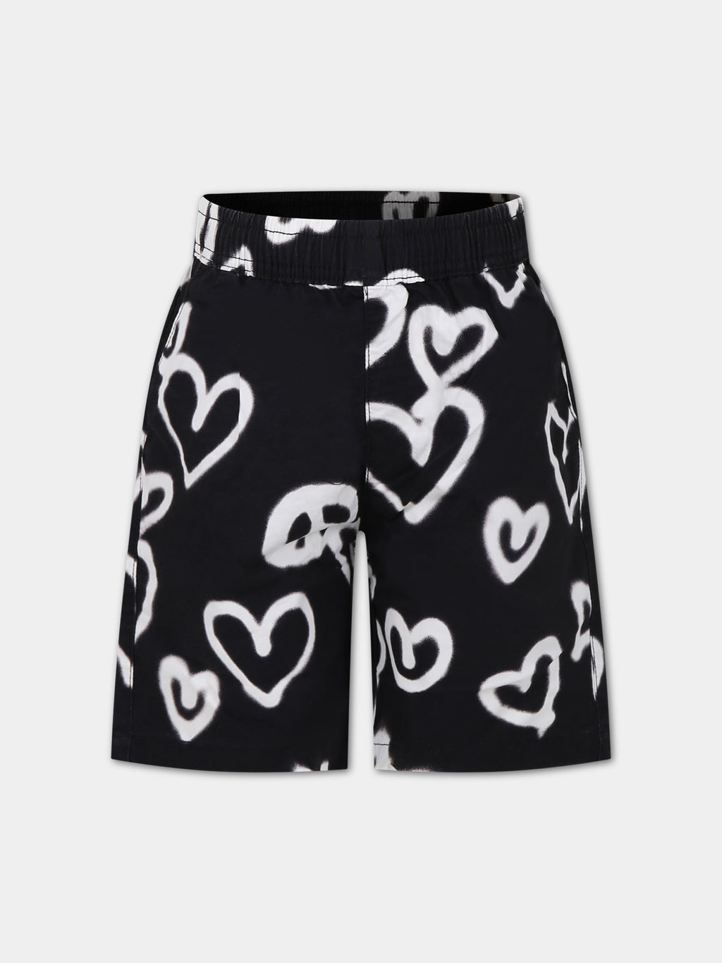 Shorts casual Avart nero per bambino